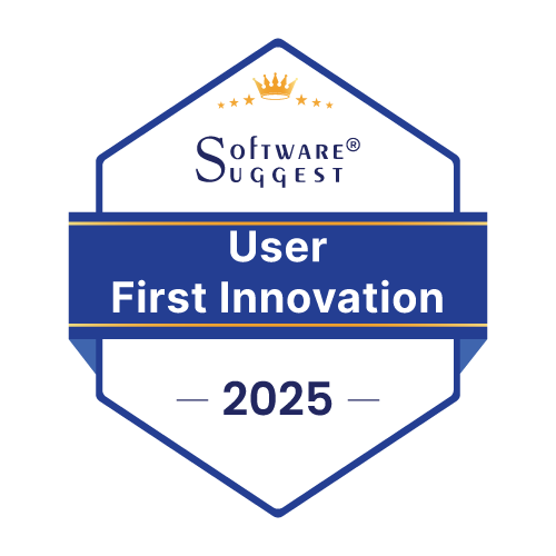 SoftwareSuggest User First Innovation Award 2025